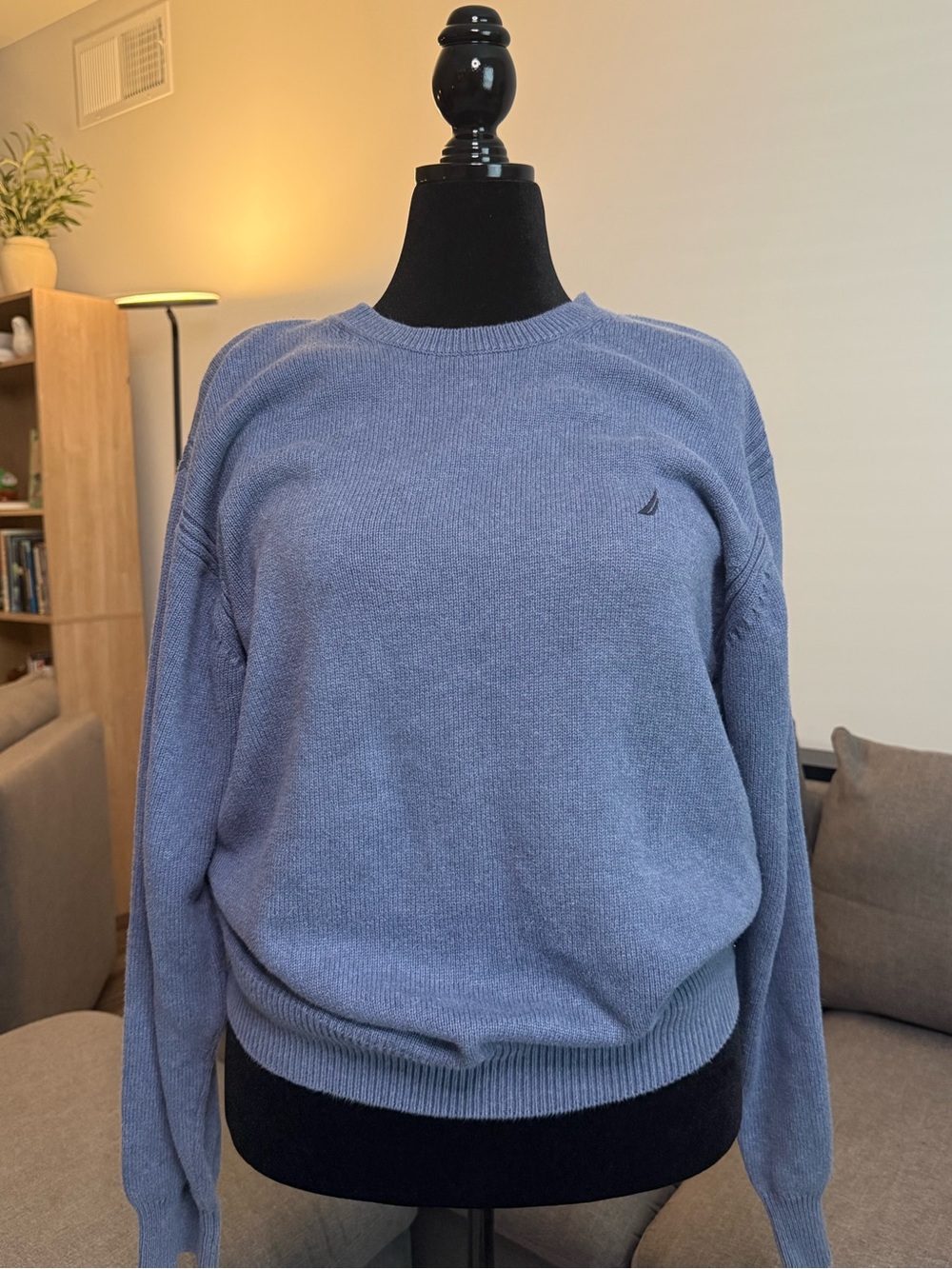 Nautica Women's Vintage Crewneck XL Sweater in Dusty Blue